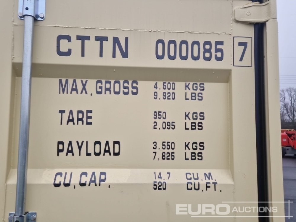 Shipping container Unused CTTN 10' Container: picture 8