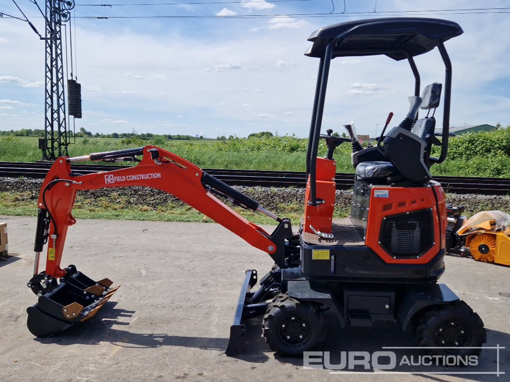Unused HFT150E Wheeled Mini Excavator Blade, 3 Buckets - Wheel excavator: picture 2 Unused HFT150E Wheeled Mini Excavator Blade, 3 Buckets - Wheel excavator: picture 2