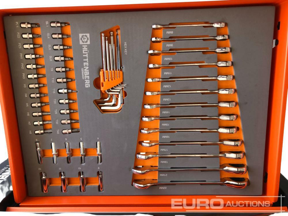 Unused Hüttenberg Tool Trolley, 6 Drawers with Tools - Garage equipment: picture 5 Unused Hüttenberg Tool Trolley, 6 Drawers with Tools - Garage equipment: picture 5