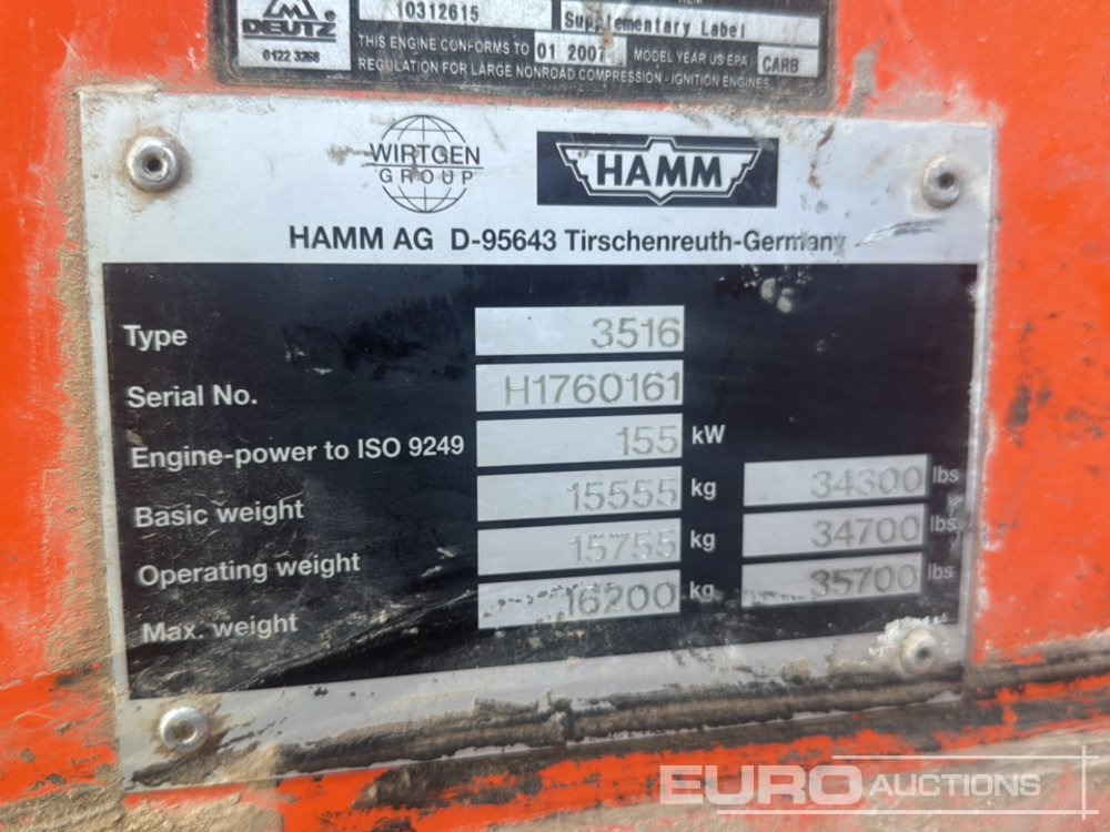 Roller 2007 Hamm 3516: picture 28