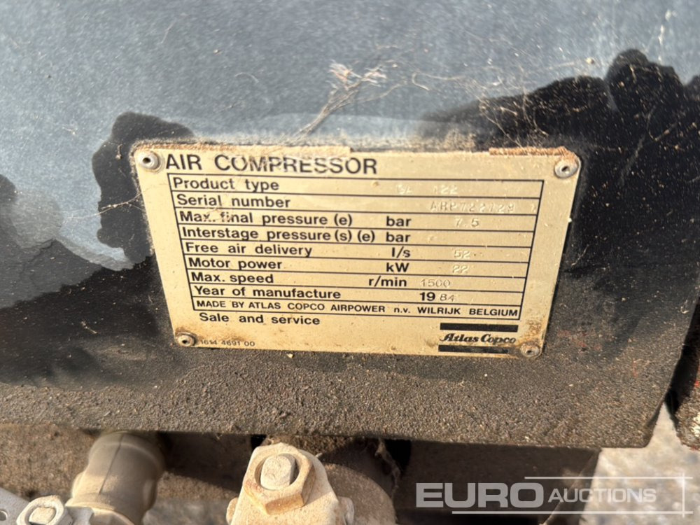 Air compressor Atlas Copco GA122: picture 7