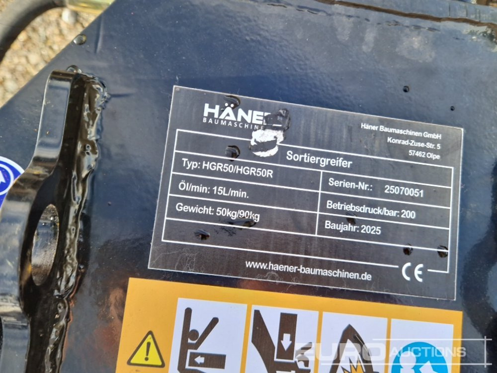 Unused 2025 Haner HGR50/HGR50R - Attachment for Excavator: picture 5 Unused 2025 Haner HGR50/HGR50R - Attachment for Excavator: picture 5
