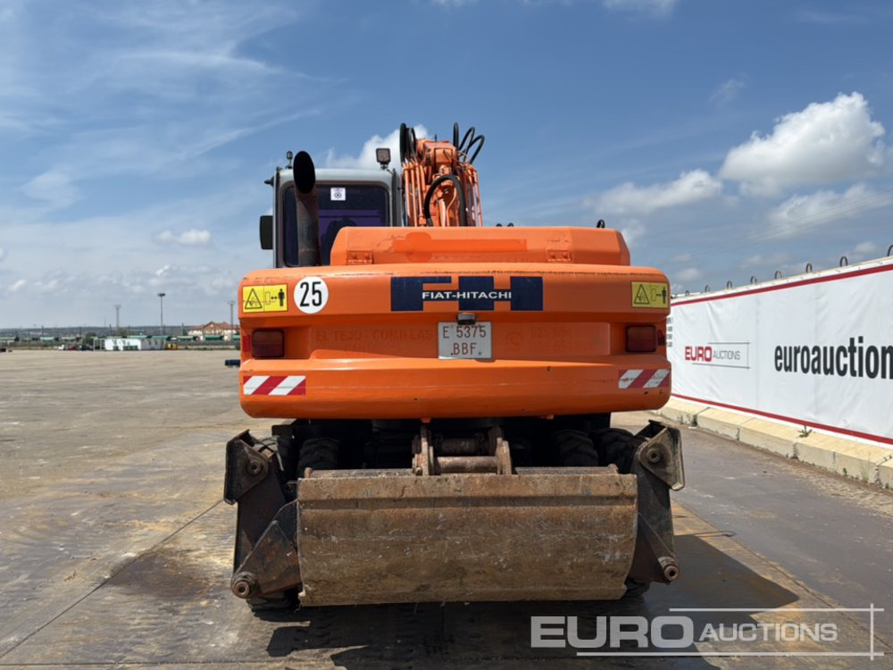Fiat Hitachi EX165W - Wheel excavator: picture 4 Fiat Hitachi EX165W - Wheel excavator: picture 4