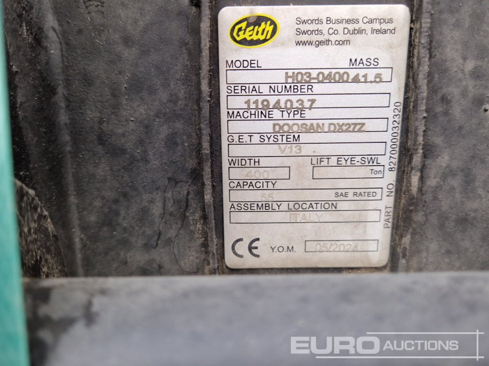 Unused 2024 Geith H03-0400 - Bucket: picture 5 Unused 2024 Geith H03-0400 - Bucket: picture 5