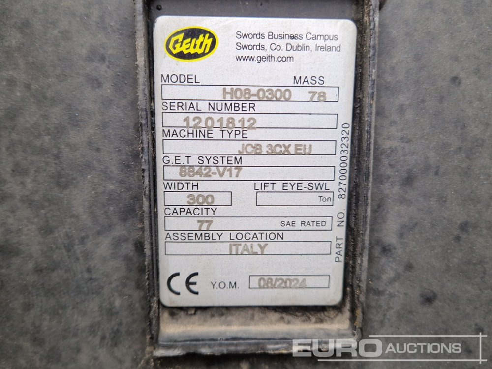 Unused 2024 Geith H08-0300 - Bucket: picture 5 Unused 2024 Geith H08-0300 - Bucket: picture 5