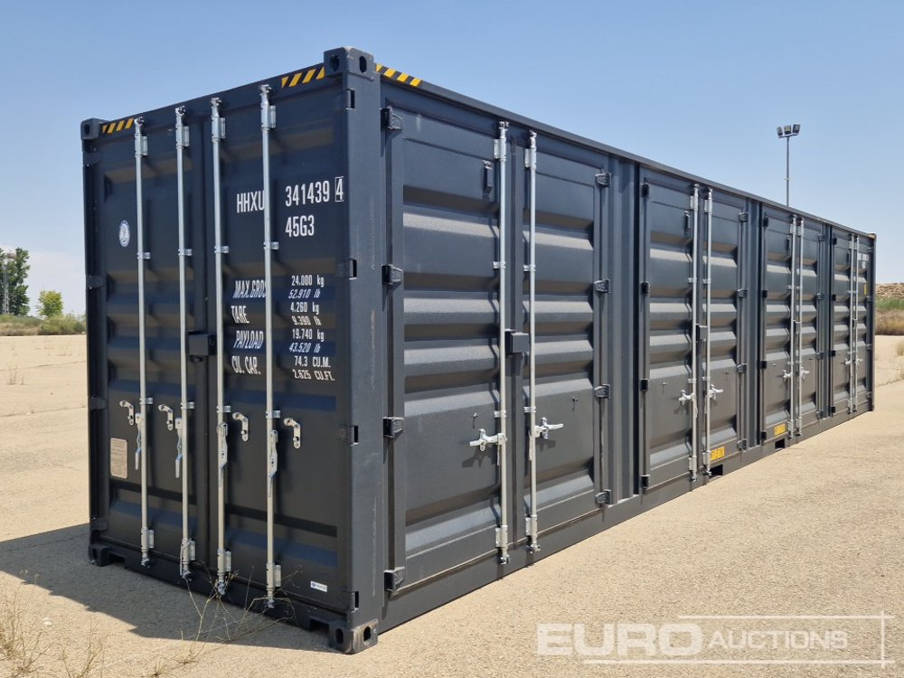 Unused 2025 40' HC Container, One Side Multi-Door, 4 Doors - Shipping container: picture 2 Unused 2025 40' HC Container, One Side Multi-Door, 4 Doors - Shipping container: picture 2