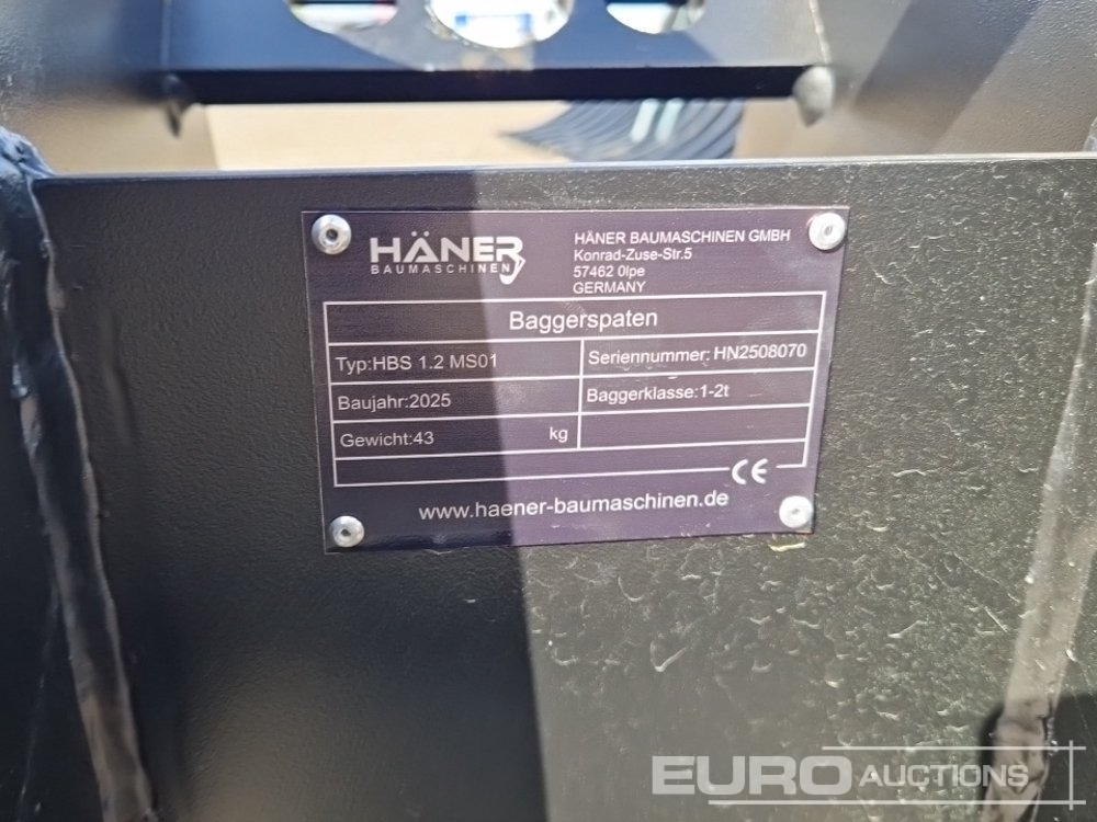 Unused 2025 Haner HBS12MS01 - Bucket: picture 5 Unused 2025 Haner HBS12MS01 - Bucket: picture 5