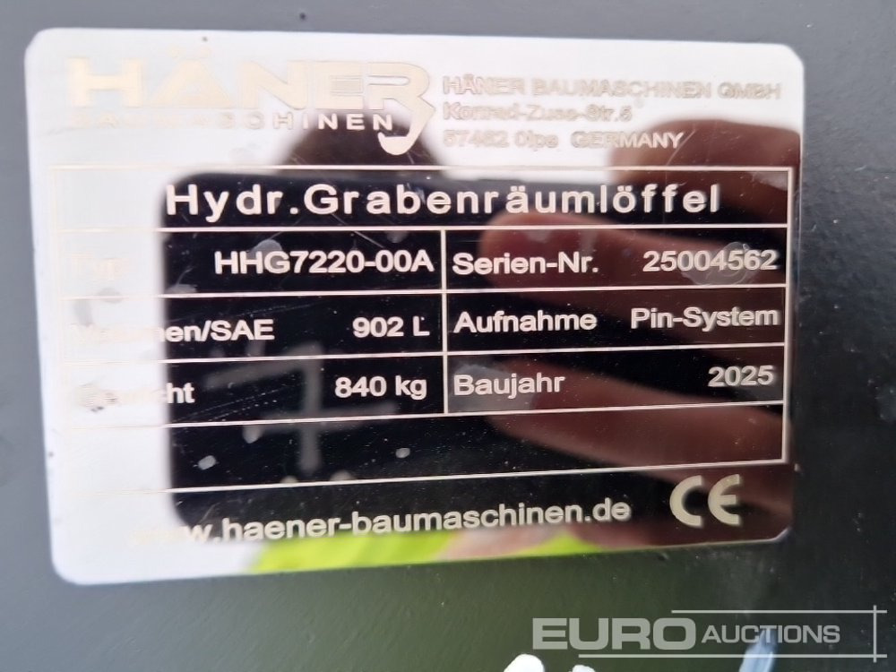 Unused 2025 Haner HHG7220-00A - Bucket: picture 5 Unused 2025 Haner HHG7220-00A - Bucket: picture 5