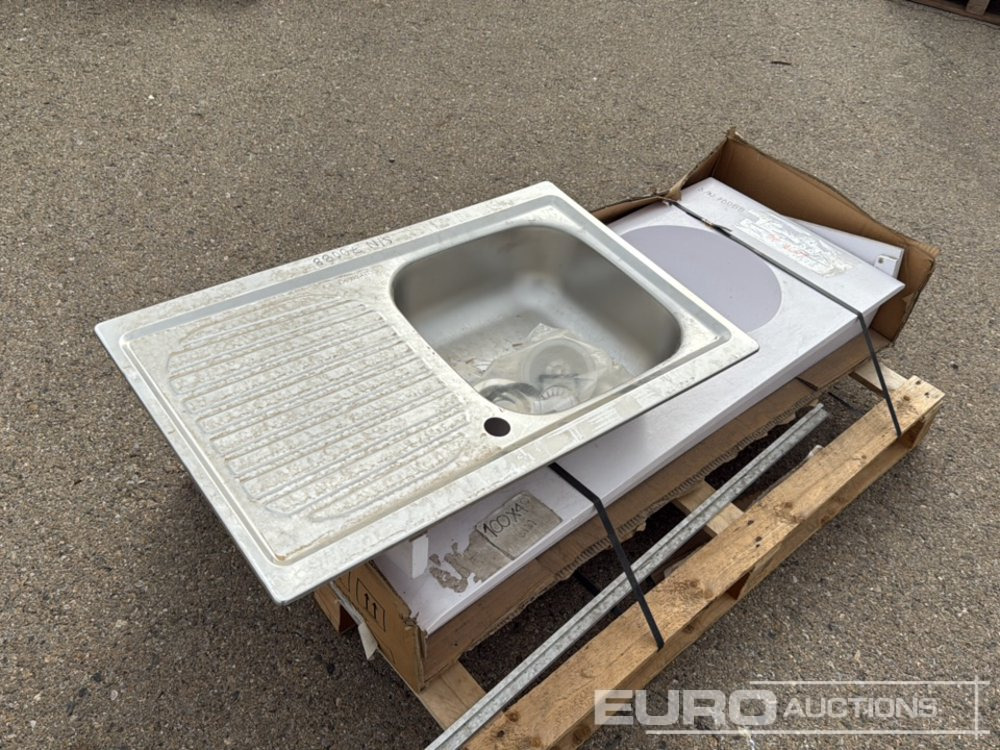 Washbasin Cabinet 100x48cm, Stainless Steel Kitchen Sink - Construction equipment: picture 3 Washbasin Cabinet 100x48cm, Stainless Steel Kitchen Sink - Construction equipment: picture 3