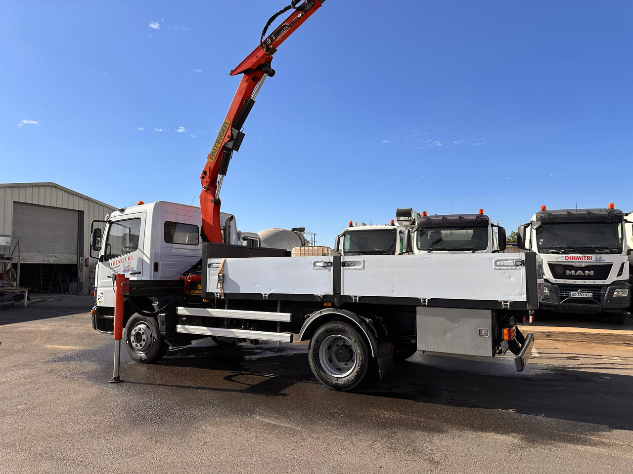 Camion bénne Mercedes Benz MP1 CR-092-BP - Tipper, Crane truck: picture 4 Camion bénne Mercedes Benz MP1 CR-092-BP - Tipper, Crane truck: picture 4