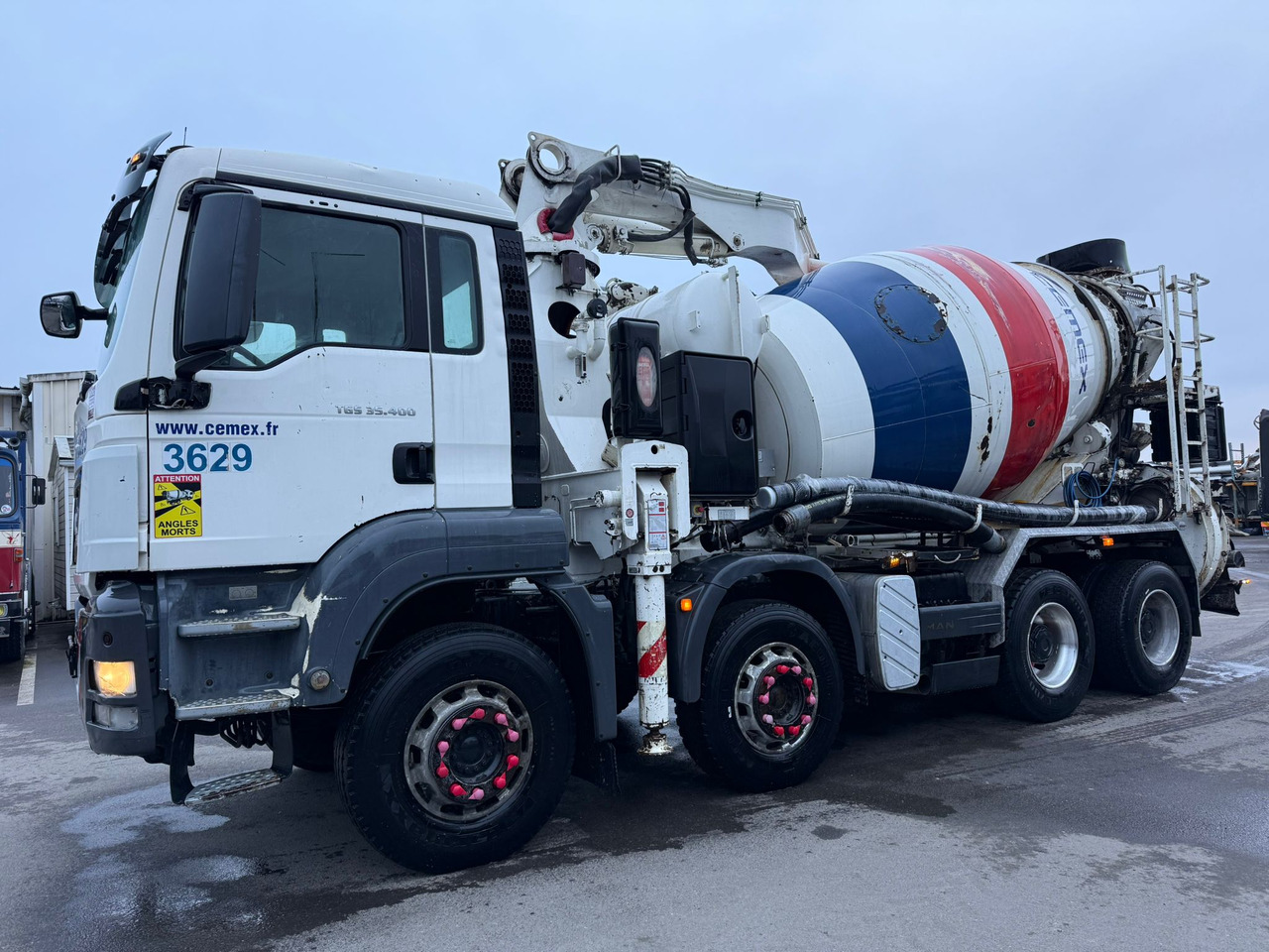 Camion béton MAN TGS 35.400 ER-306-JJ - Mixer pump truck: picture 2 Camion béton MAN TGS 35.400 ER-306-JJ - Mixer pump truck: picture 2