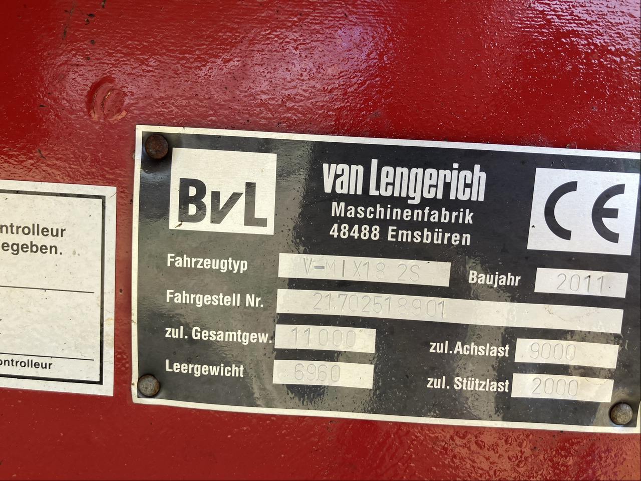 BVL Futtermischwagen V-Mix 18 2S - Forage mixer wagon: picture 2 BVL Futtermischwagen V-Mix 18 2S - Forage mixer wagon: picture 2