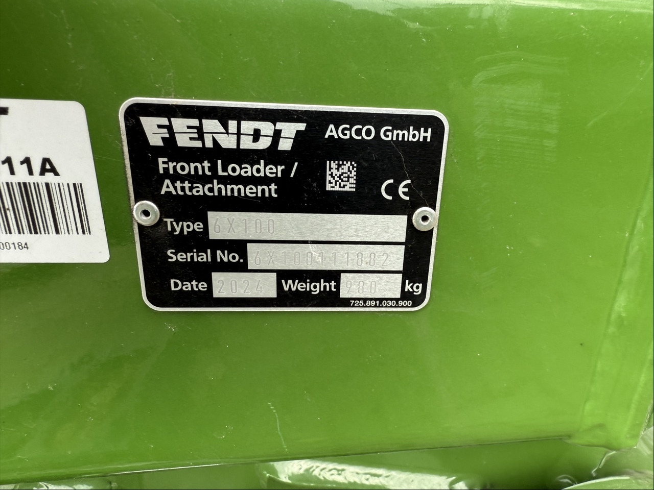Fendt Cargo 6.100 Profi - Front loader for tractor: picture 2 Fendt Cargo 6.100 Profi - Front loader for tractor: picture 2
