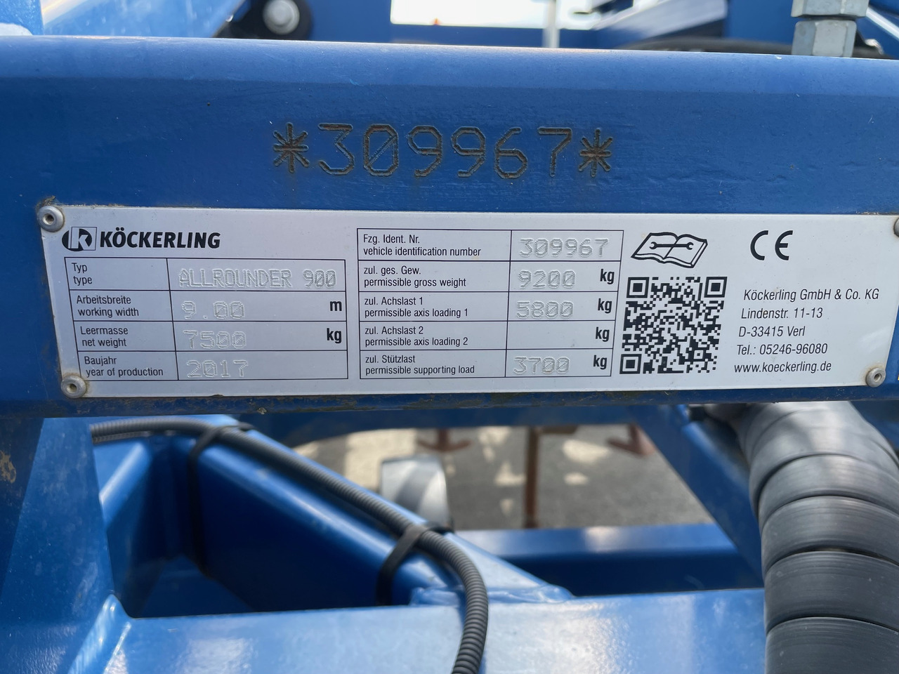 Köckerling 900 Allrounder - Cultivator: picture 2 Köckerling 900 Allrounder - Cultivator: picture 2