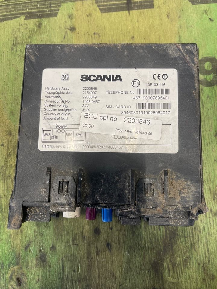SCANIA ECU RTC 2203846 - Electrical system for Truck: picture 1 SCANIA ECU RTC 2203846 - Electrical system for Truck: picture 1