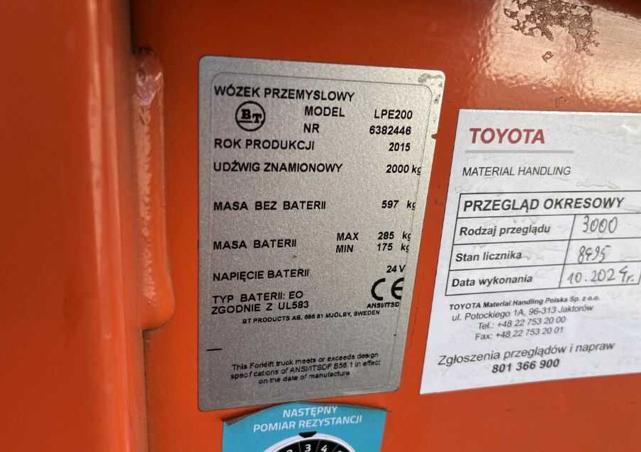 BT LPE200 - Pallet truck: picture 4 BT LPE200 - Pallet truck: picture 4