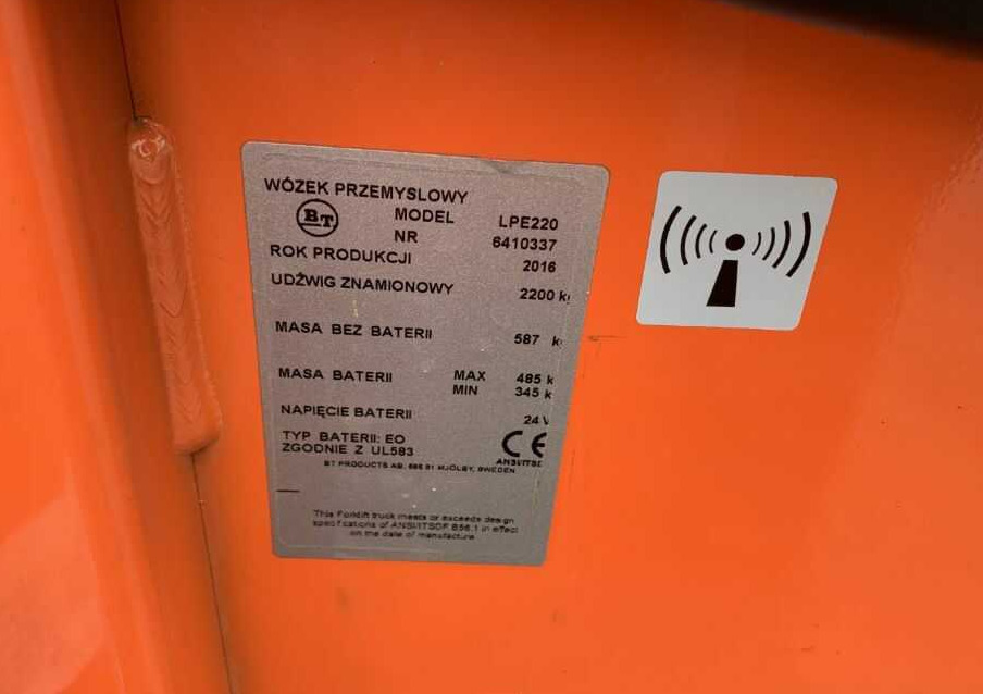 BT LPE220 - Pallet truck: picture 4 BT LPE220 - Pallet truck: picture 4