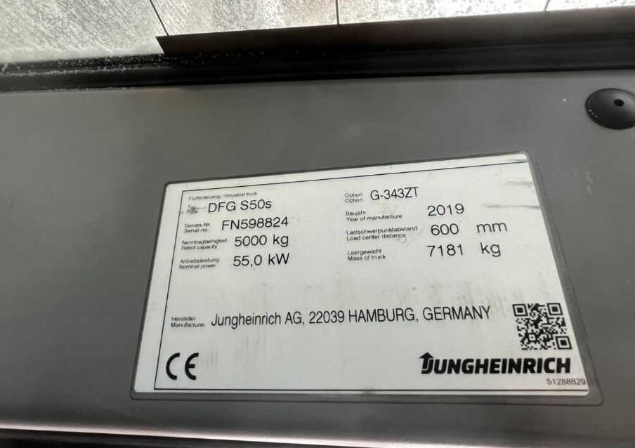 Jungheinrich DFGS50s - Diesel forklift: picture 4 Jungheinrich DFGS50s - Diesel forklift: picture 4