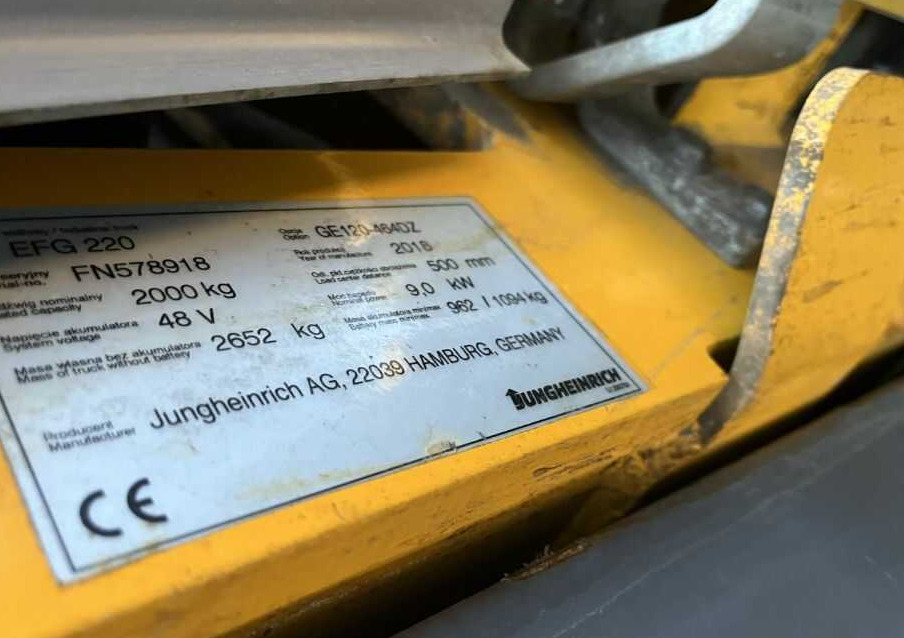 Jungheinrich EFG220 - Electric forklift: picture 4 Jungheinrich EFG220 - Electric forklift: picture 4