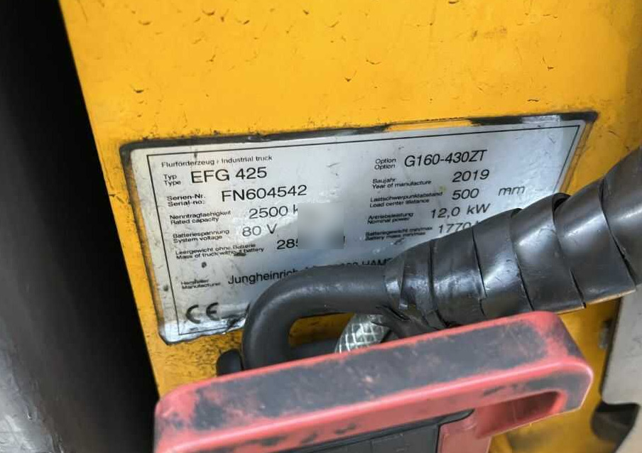 Jungheinrich EFG425 - Electric forklift: picture 4 Jungheinrich EFG425 - Electric forklift: picture 4