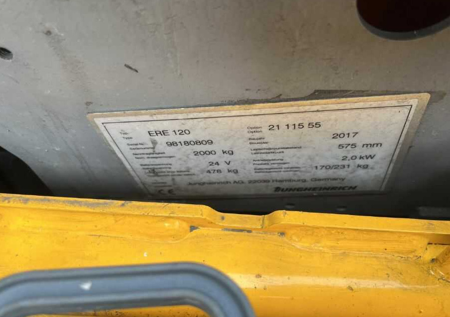 Jungheinrich ERE120 - Stacker: picture 4 Jungheinrich ERE120 - Stacker: picture 4