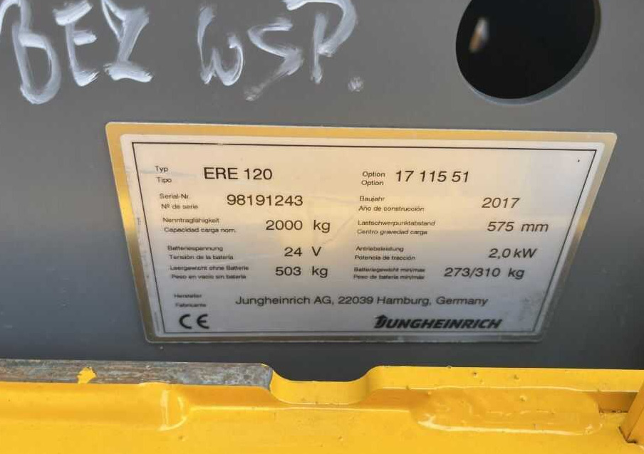 Jungheinrich ERE120 - Pallet truck: picture 4 Jungheinrich ERE120 - Pallet truck: picture 4