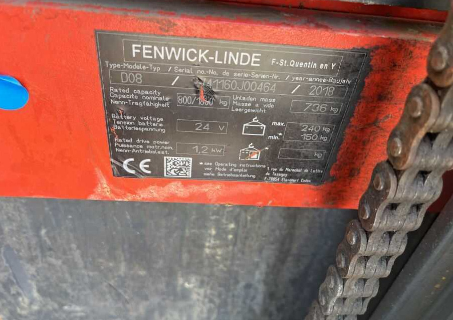 Linde D08 - Stacker: picture 4 Linde D08 - Stacker: picture 4