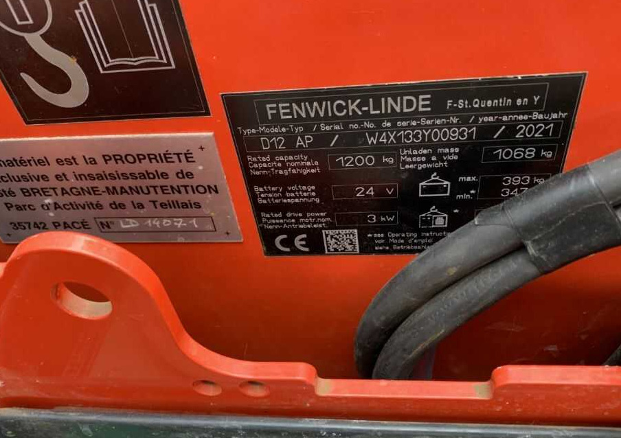 Linde D12AP - Stacker: picture 4 Linde D12AP - Stacker: picture 4