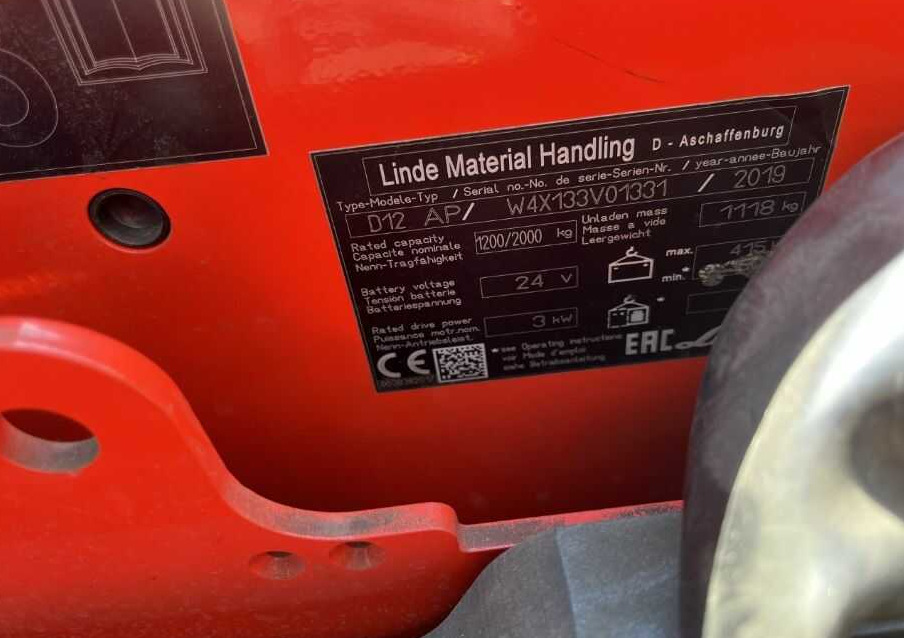 Linde D12HPAP - Stacker: picture 4 Linde D12HPAP - Stacker: picture 4