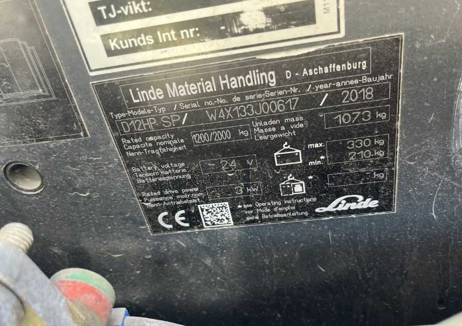 Linde D12HPSP - Stacker: picture 4 Linde D12HPSP - Stacker: picture 4