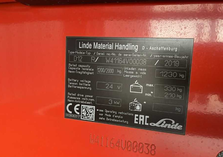 Linde D12R - Stacker: picture 4 Linde D12R - Stacker: picture 4