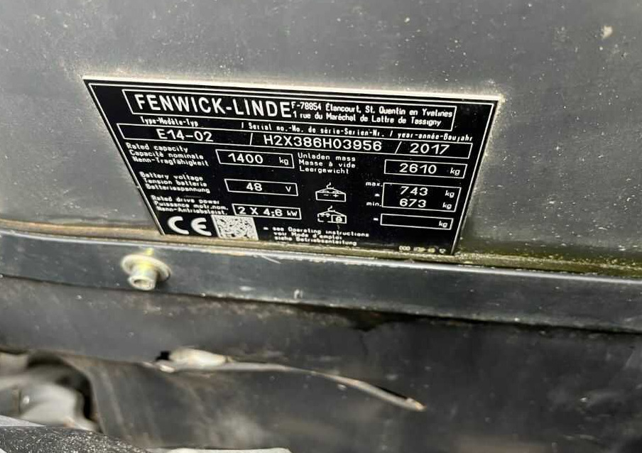 Linde E14-02 - Electric forklift: picture 4 Linde E14-02 - Electric forklift: picture 4