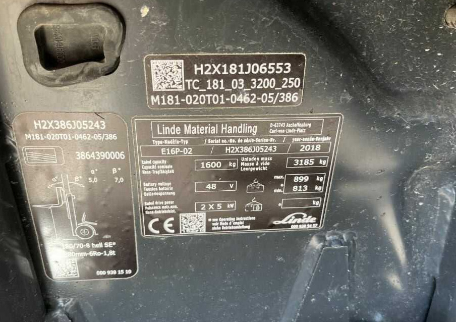 Linde E16P-02 - Electric forklift: picture 4 Linde E16P-02 - Electric forklift: picture 4