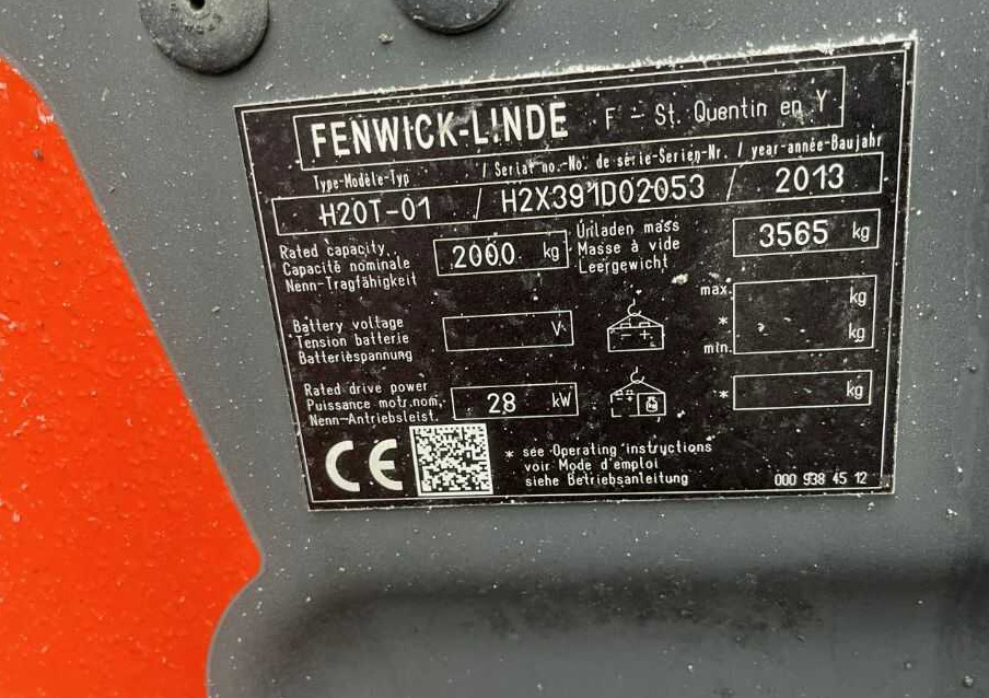 Linde H20T-01 - LPG forklift: picture 4 Linde H20T-01 - LPG forklift: picture 4