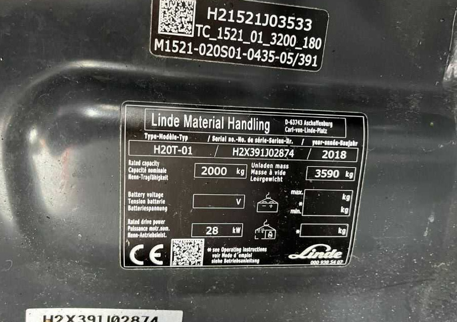 Linde H20T-01 - LPG forklift: picture 4 Linde H20T-01 - LPG forklift: picture 4