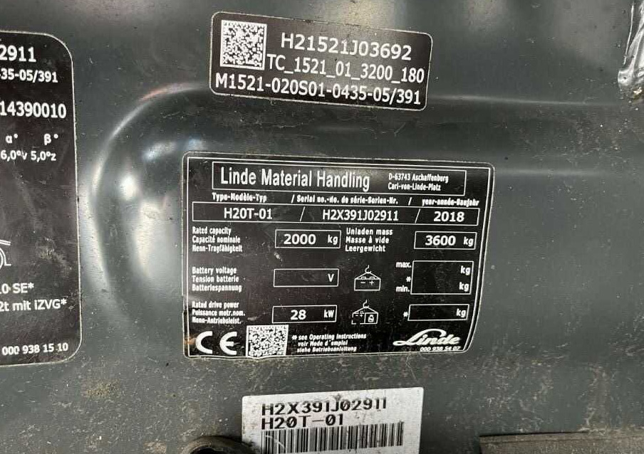 Linde H20T-01 - LPG forklift: picture 4 Linde H20T-01 - LPG forklift: picture 4