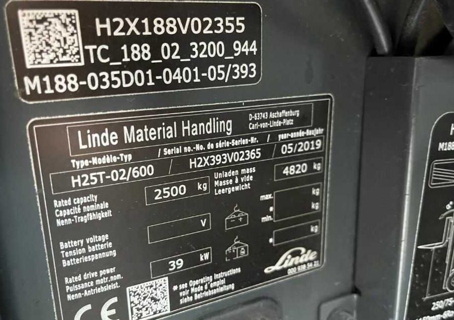 Linde H25T-02/600 - LPG forklift: picture 4 Linde H25T-02/600 - LPG forklift: picture 4