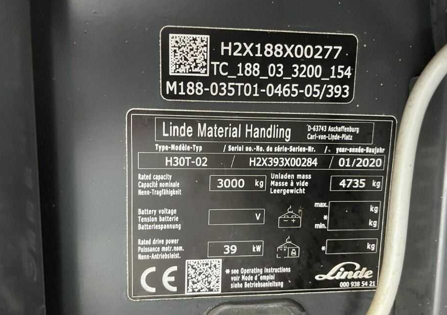 Linde H30T-02 - LPG forklift: picture 4 Linde H30T-02 - LPG forklift: picture 4