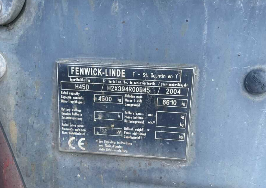 Linde H45D - Diesel forklift: picture 4 Linde H45D - Diesel forklift: picture 4