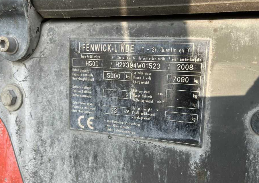 Linde H50D - Diesel forklift: picture 4 Linde H50D - Diesel forklift: picture 4