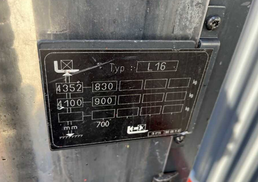 Linde L16 - Stacker: picture 1 Linde L16 - Stacker: picture 1