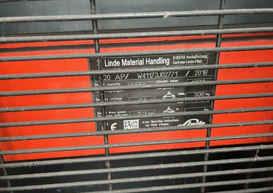 Linde L20APi - Stacker: picture 4 Linde L20APi - Stacker: picture 4