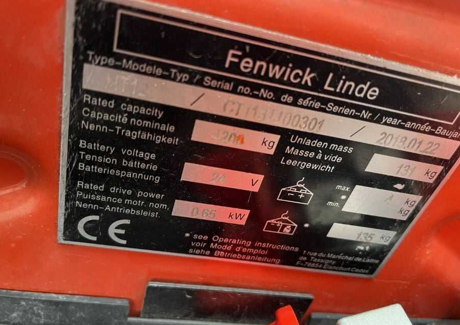 Linde MT12 - Pallet truck: picture 3 Linde MT12 - Pallet truck: picture 3
