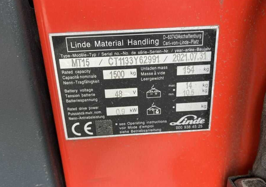 Linde MT15 - Pallet truck: picture 4 Linde MT15 - Pallet truck: picture 4