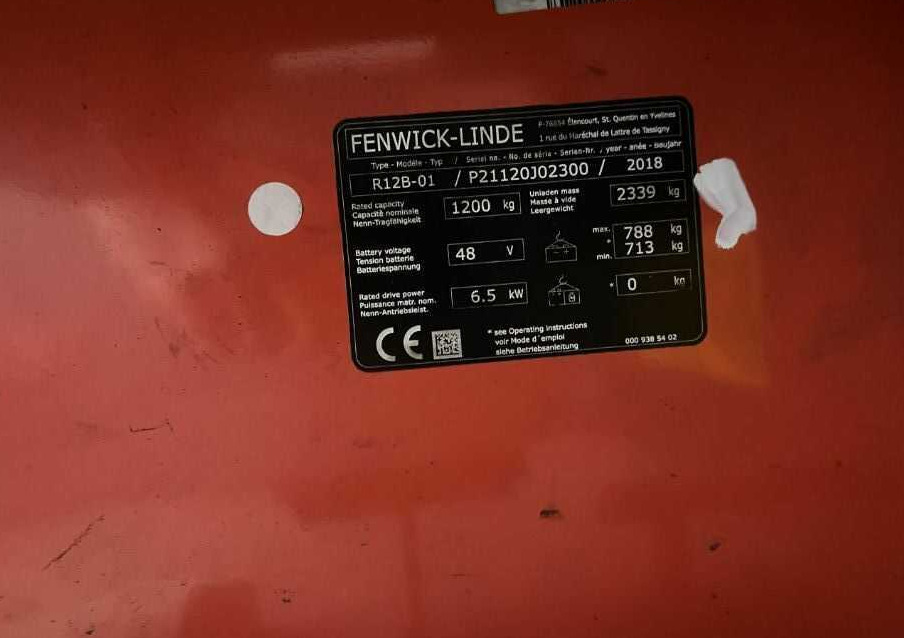Linde R12B-01 - Reach truck: picture 4 Linde R12B-01 - Reach truck: picture 4
