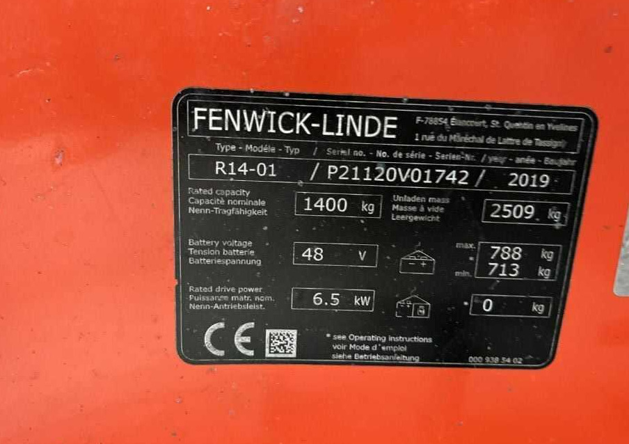 Linde R14-01 - Reach truck: picture 4 Linde R14-01 - Reach truck: picture 4