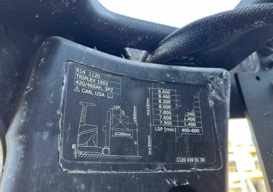 Linde R14-01 - Reach truck: picture 5 Linde R14-01 - Reach truck: picture 5