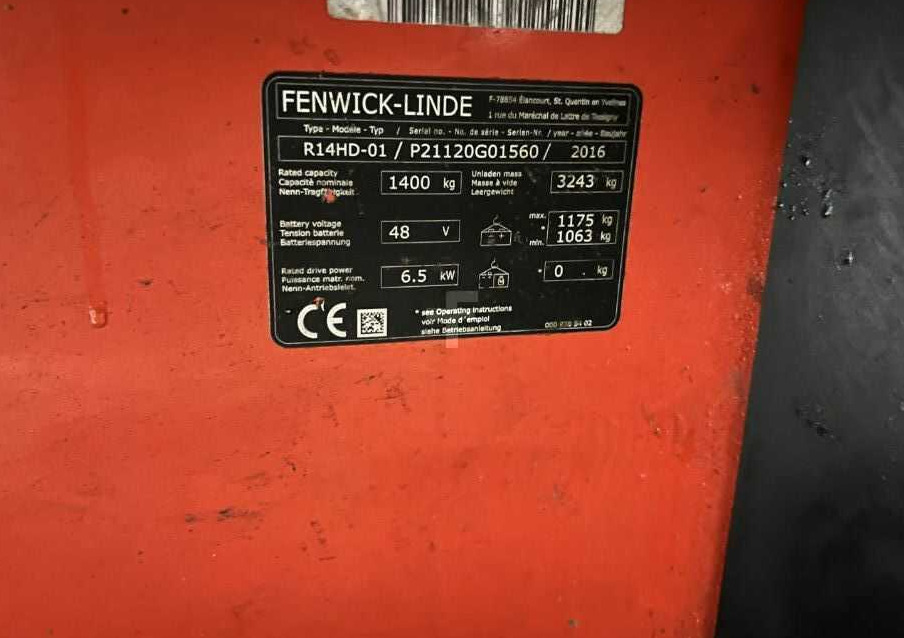 Linde R14HD-01 - Reach truck: picture 1 Linde R14HD-01 - Reach truck: picture 1