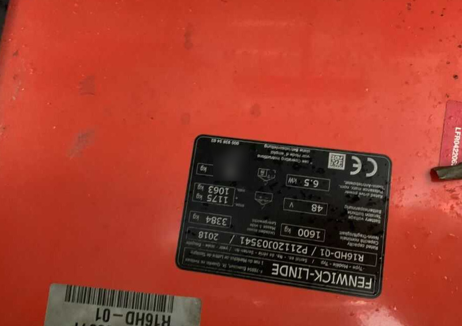 Linde R16HD-01 - Reach truck: picture 4 Linde R16HD-01 - Reach truck: picture 4