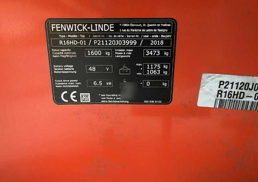 Linde R16HD-01 - Reach truck: picture 4 Linde R16HD-01 - Reach truck: picture 4